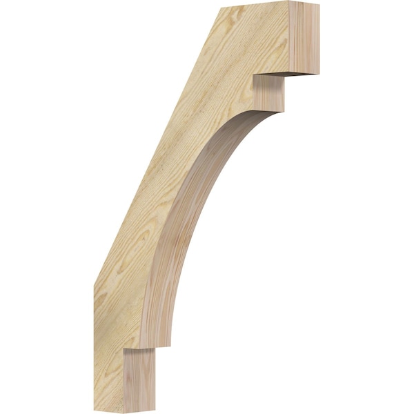 Ekena Millwork 4"W x 22"D x 34"H Merced Rough Sawn Knee Brace, Douglas Fir BRC04X22X34MRC00RDF - main